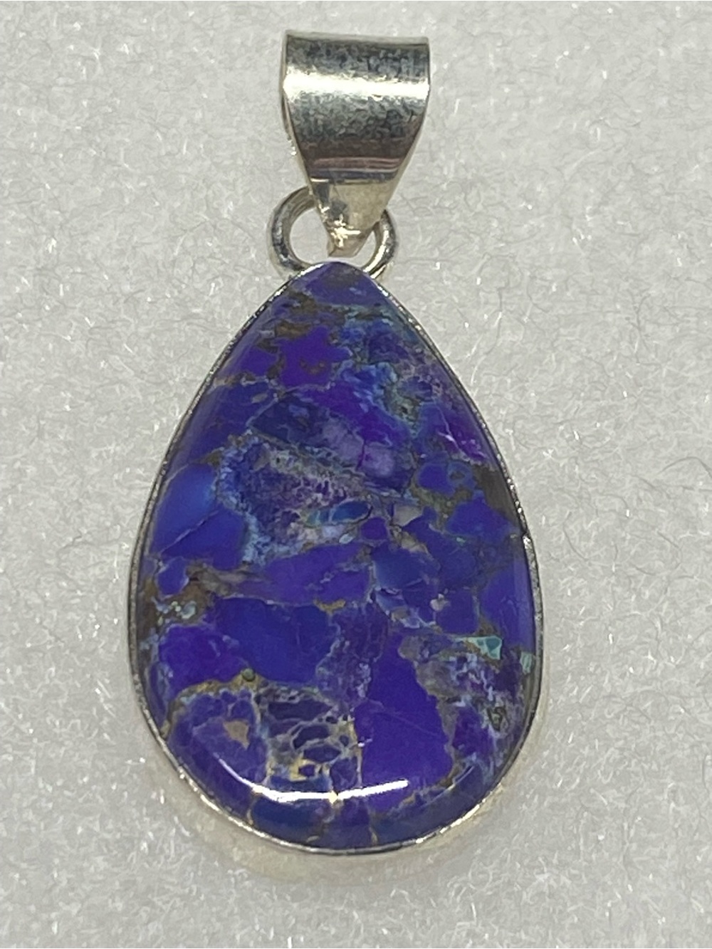 Lapis Lazuli Stone Pendant in Sterling Setting